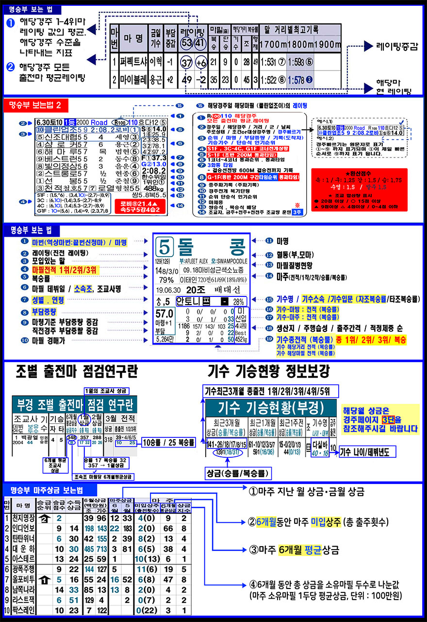 명승부 경마예상지